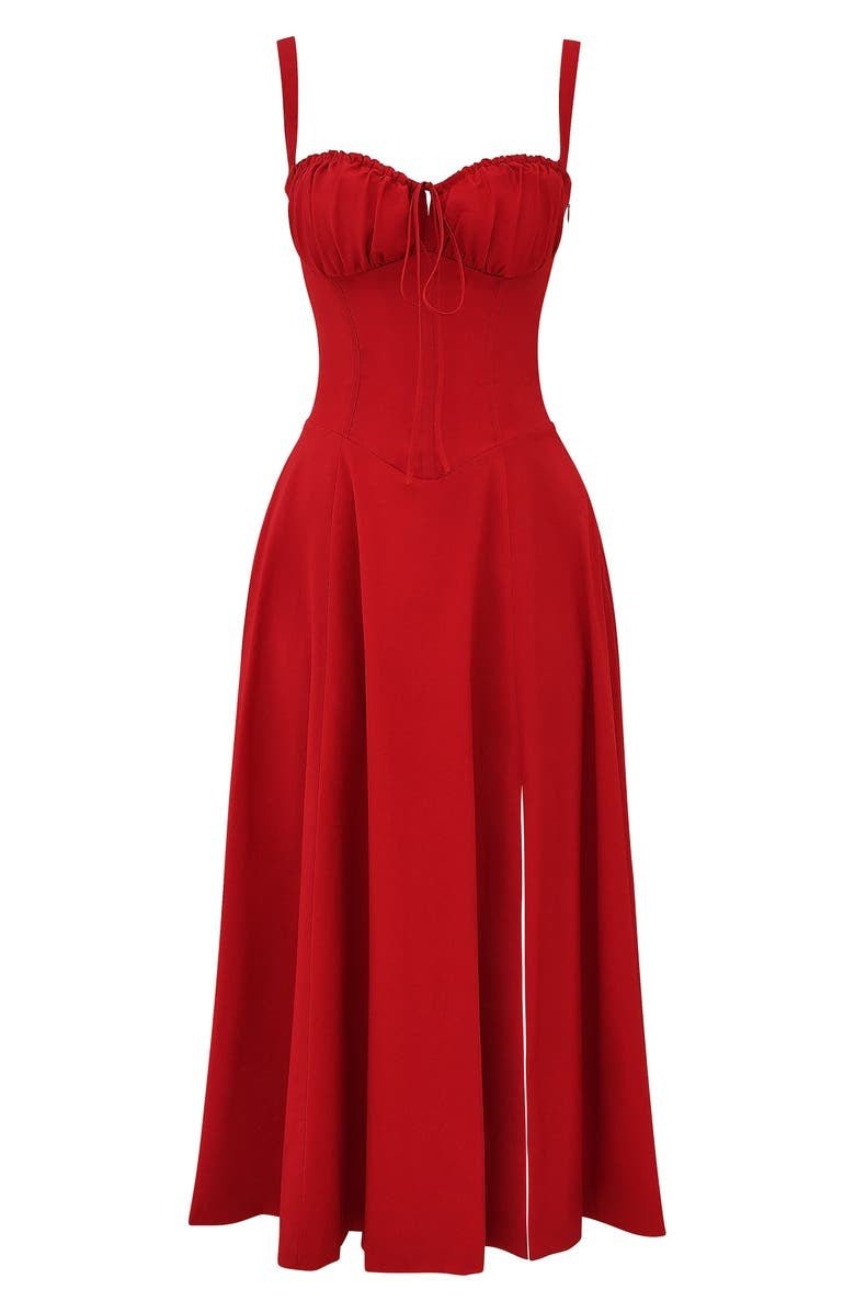 Kiana | Elegantes Korsett Midikleid für Feminine Silhouette