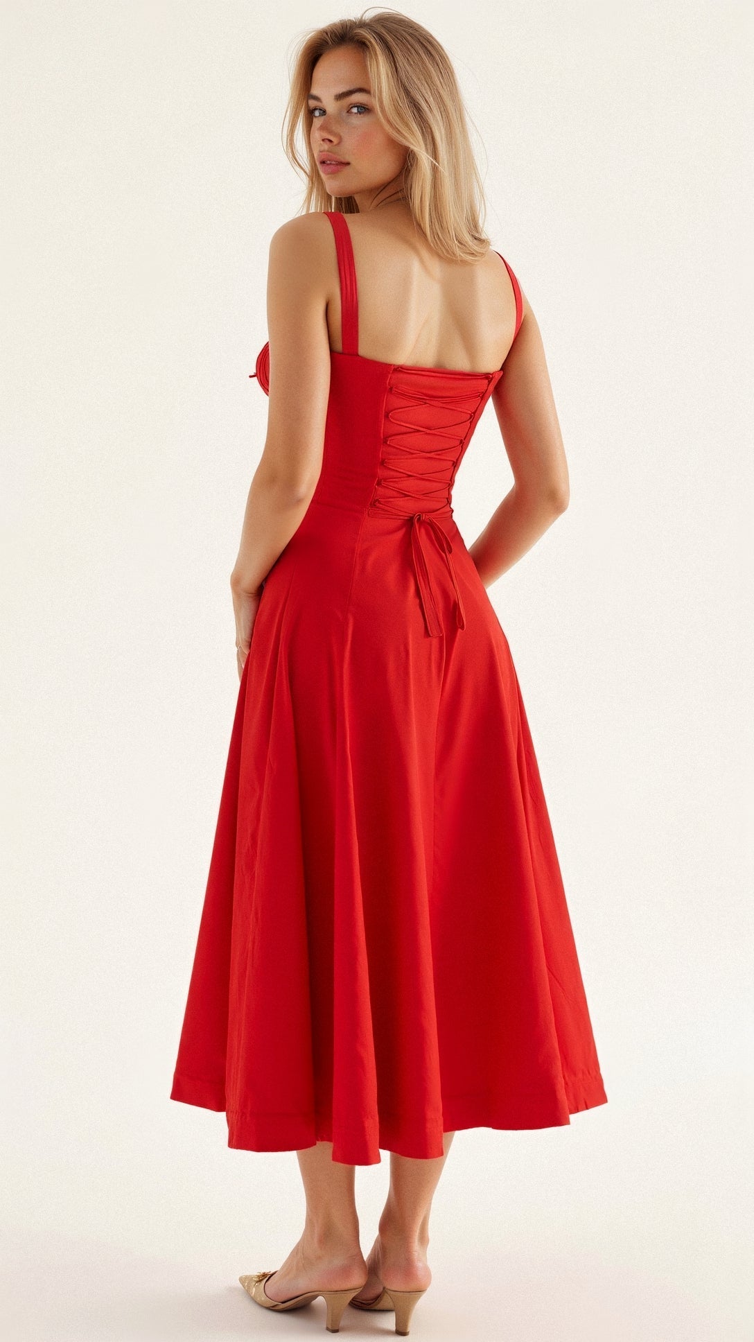 Kiana | Elegantes Korsett Midikleid für Feminine Silhouette