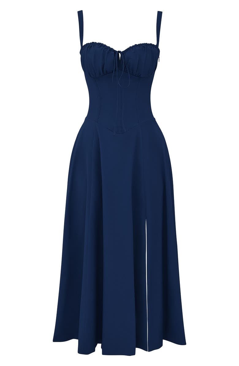 Kiana | Elegantes Korsett Midikleid für Feminine Silhouette