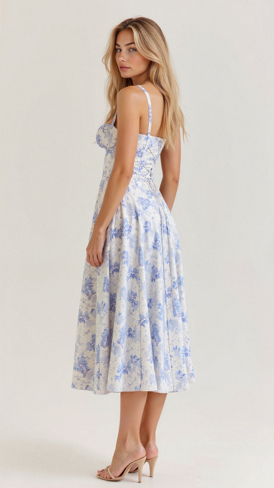 Kiana | Elegantes Korsett Midikleid für Feminine Silhouette