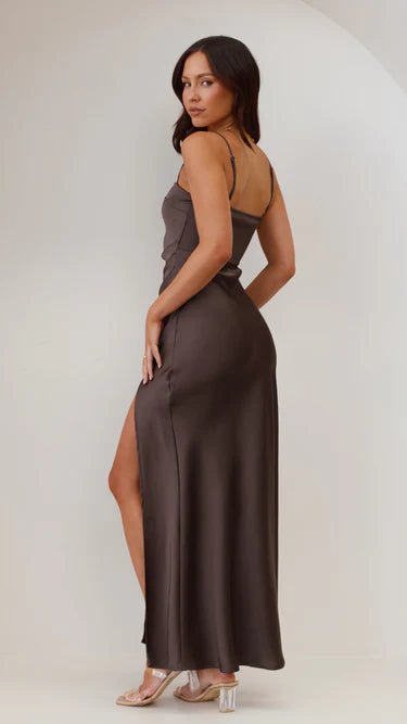 Damen Elegantes Modernes Kleid | Maxi