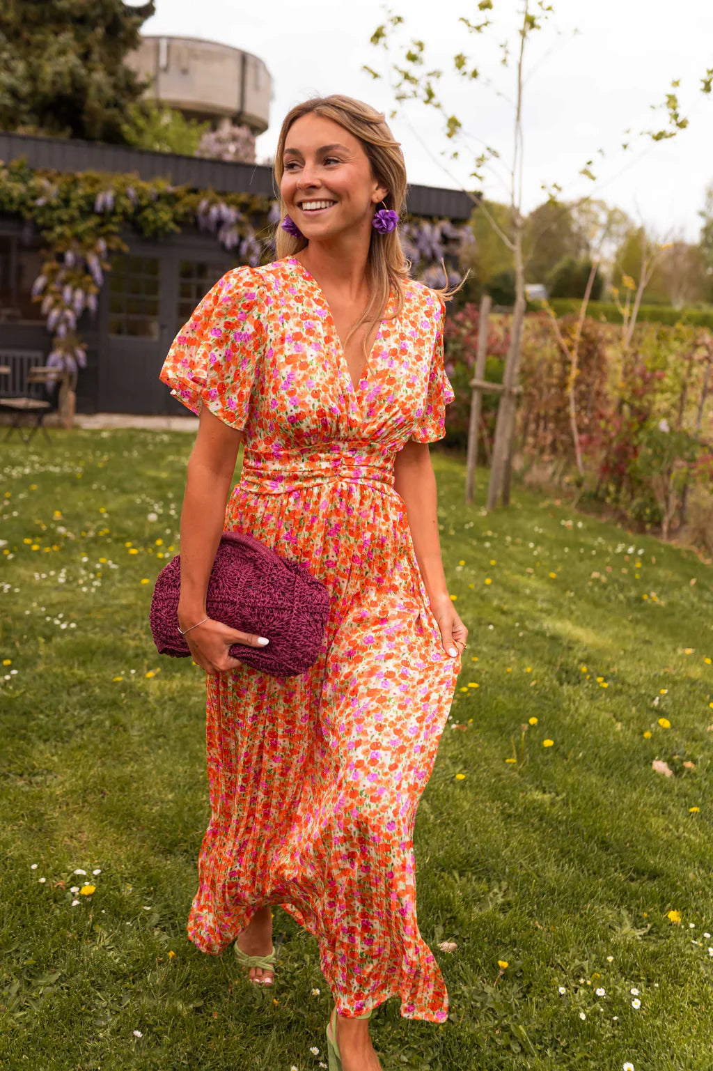 Marlene | Leichtes Blumenkleid mit femininer Passform