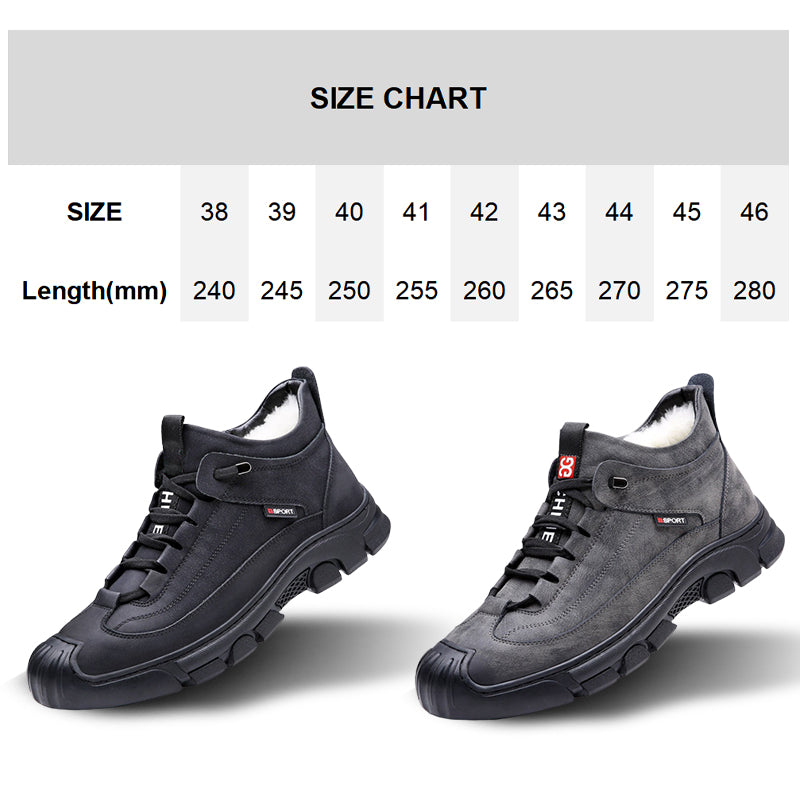 Neue Chaussures De Sport Chaudes Et Antidérapantes Pour Hommes