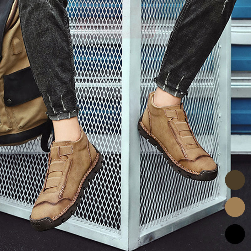 Chaussures Décontractées À La Mode En Cuir Véritable Pour Hommes