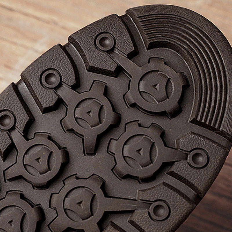 Chaussures Décontractées À La Mode En Cuir Véritable Pour Hommes