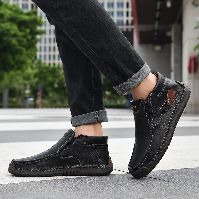 Bequeme High-Top-Mokassins für Herren