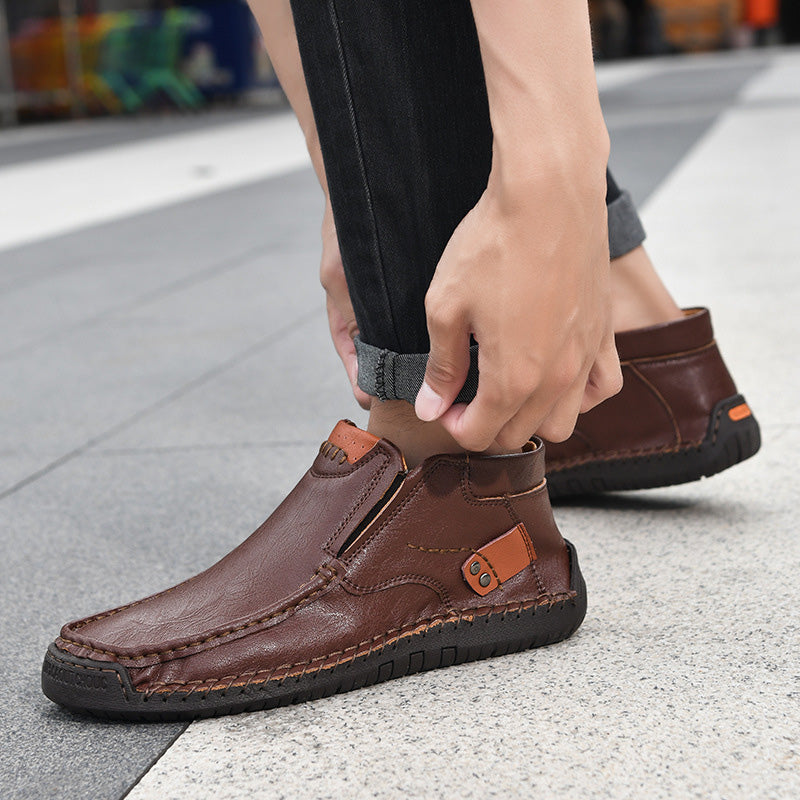Bequeme High-Top-Mokassins für Herren