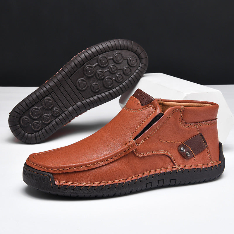 Bequeme High-Top-Mokassins für Herren