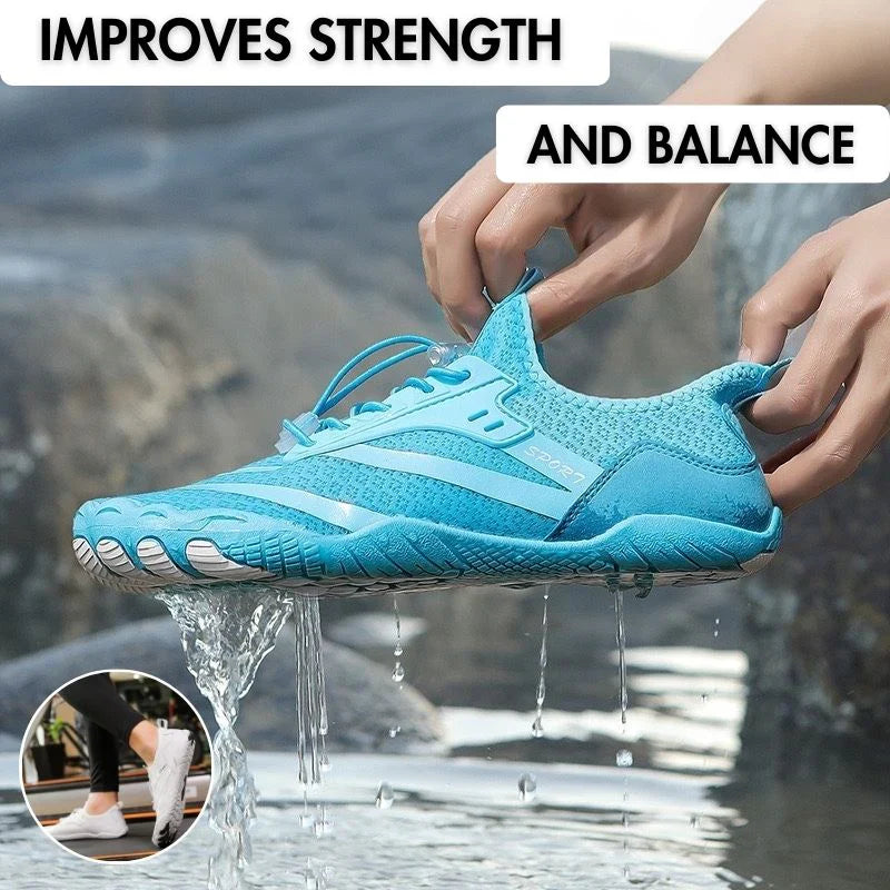 TerraTouch – Breite Zehenbox-Laufschuhe – Gesunde & rutschfeste Barfußschuhe (Unisex)
