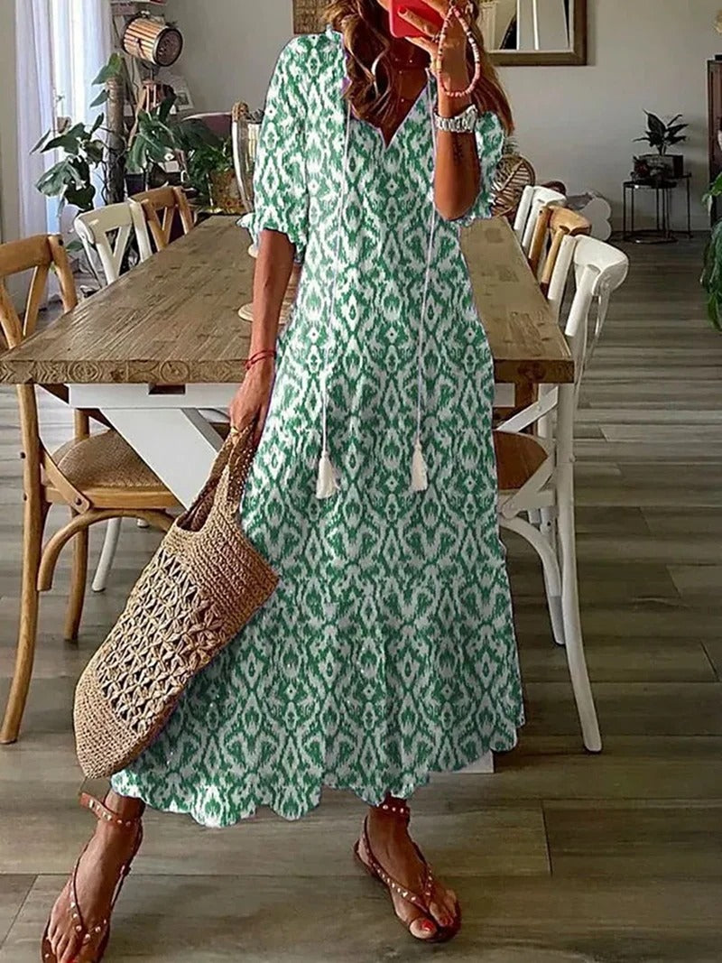 Rebecca | Luftiges Maxikleid Im Bohème-Stil