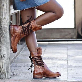 Damen Elegante Komfort Stiefel | Leder