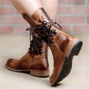 Damen Elegante Komfort Stiefel | Leder