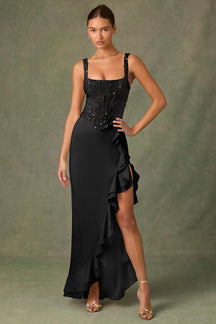 Damen Romantisches Elegantes Kleid | Midi