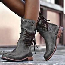 Damen Elegante Komfort Stiefel | Leder