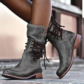 Damen Elegante Komfort Stiefel | Leder