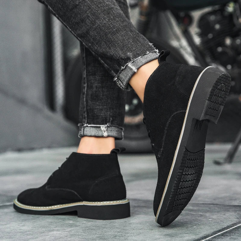 Sophie Wildlederschuhe | Unsichtbarer Absatz +6 cm
