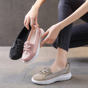 Atmungsaktive, rutschfeste orthopädische Damenschuhe mit Fußgewölbestütze
