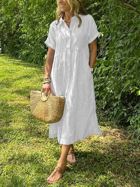Damen Elegantes Sommer Kleid | Midi