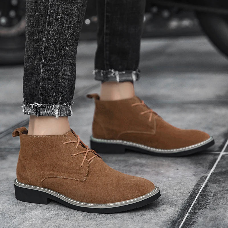Sophie Wildlederschuhe | Unsichtbarer Absatz +6 cm