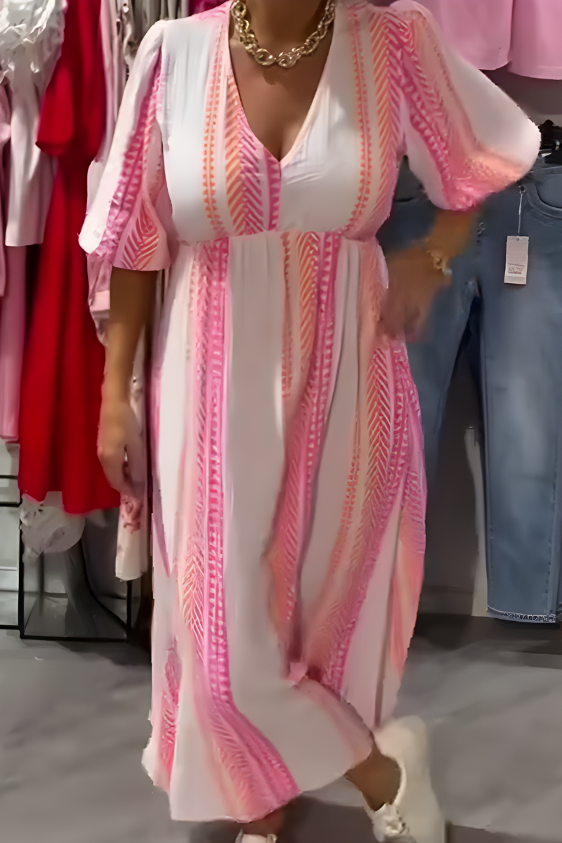 Damen Luftiges Sommerkleid | Midi