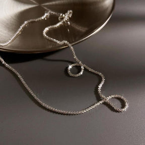 Damen Elegante Silber Halskette | Minimalistisch
