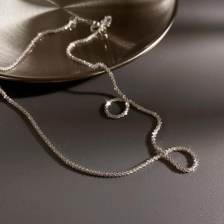 Damen Elegante Silber Halskette | Minimalistisch