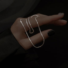 Damen Elegante Silber Halskette | Minimalistisch