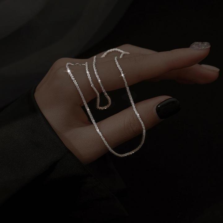 Damen Elegante Silber Halskette | Minimalistisch