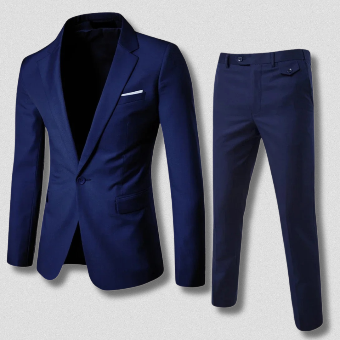 Theo | Eleganter Slim Fit Herrenanzug Für Hochzeit Oder Büro