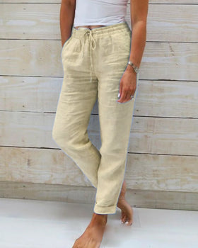 Leinenhose Damen | Atmungsaktiver Komfort Für Den Alltag