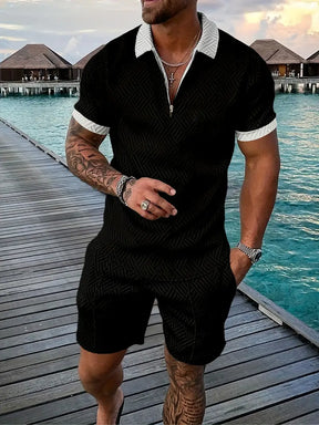 Herren Sommer Poloshirt Set | Lässig & Bequem