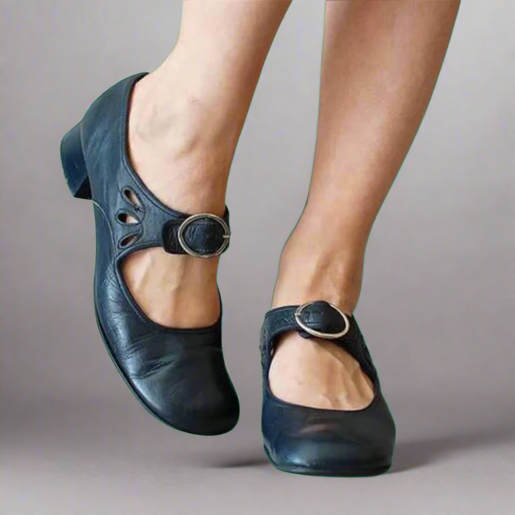 Mira Comfort Ledersandalen | Orthopädische Keilsohle