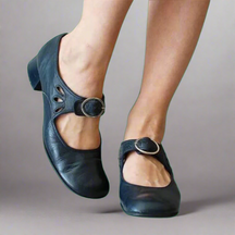 Mira Comfort Ledersandalen | Orthopädische Keilsohle