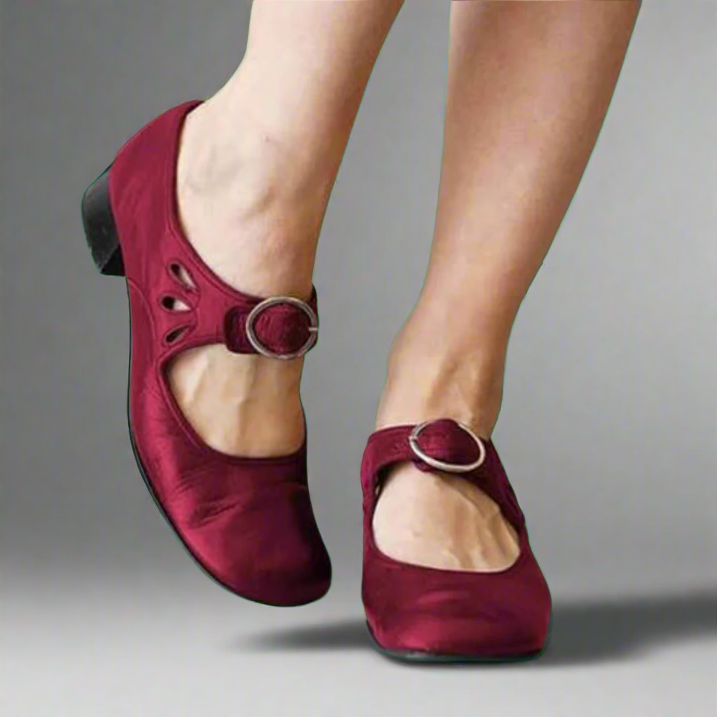 Mira Comfort Ledersandalen | Orthopädische Keilsohle