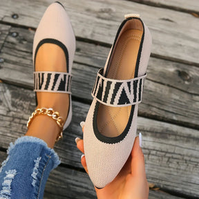 Clarise | Handgefertigte Ballerinas Aus Strick
