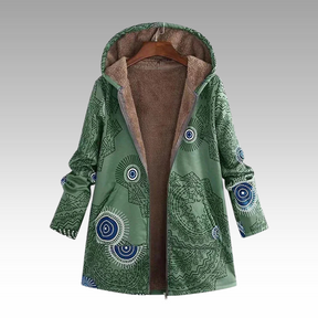 Damen Boho Winterjacke | Warm Gefüttert