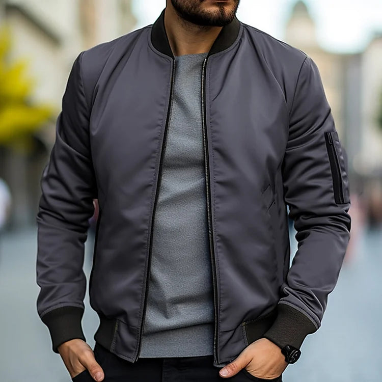 Herren Trendige Bomberjacke | Klassisch Modern