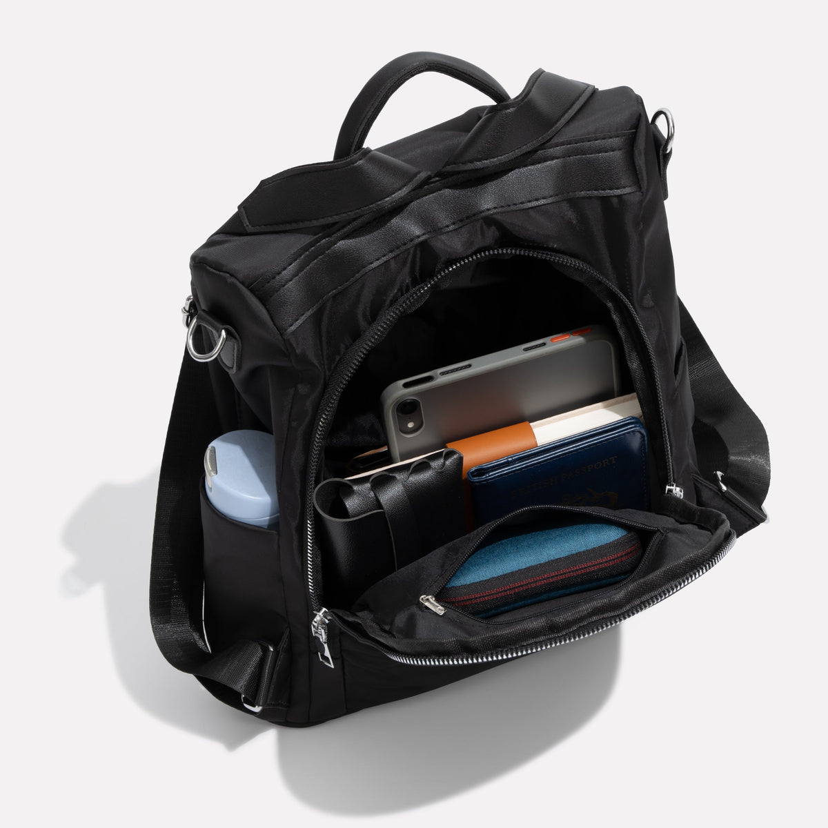 Versa – Damenrucksack mit verstellbaren und abnehmbaren Trägern