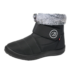 Damen Schneestiefel – Winterschuhe mit Fellfutter – Warme Schlupfstiefel für Frauen – Wasserdichte Stiefeletten – Bequeme Outdoor Rutschfeste Schuhe