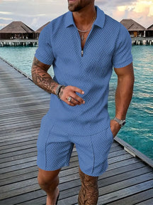 Herren Sommer Poloshirt Set | Lässig & Bequem