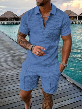 Herren Sommer Poloshirt Set | Lässig & Bequem