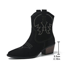 Carla | Wildleder-Cowboyboots
