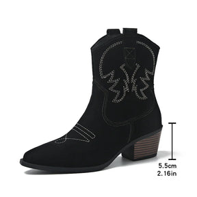 Carla | Wildleder-Cowboyboots