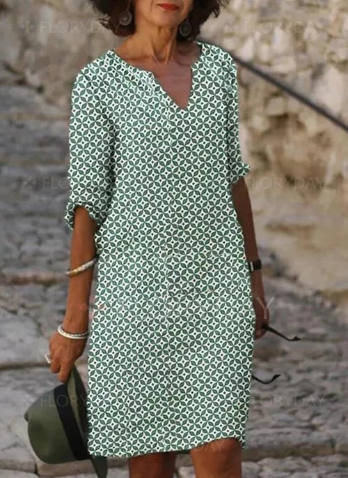 Andrea | Lockeres Sommerkleid aus leichtem Stoff