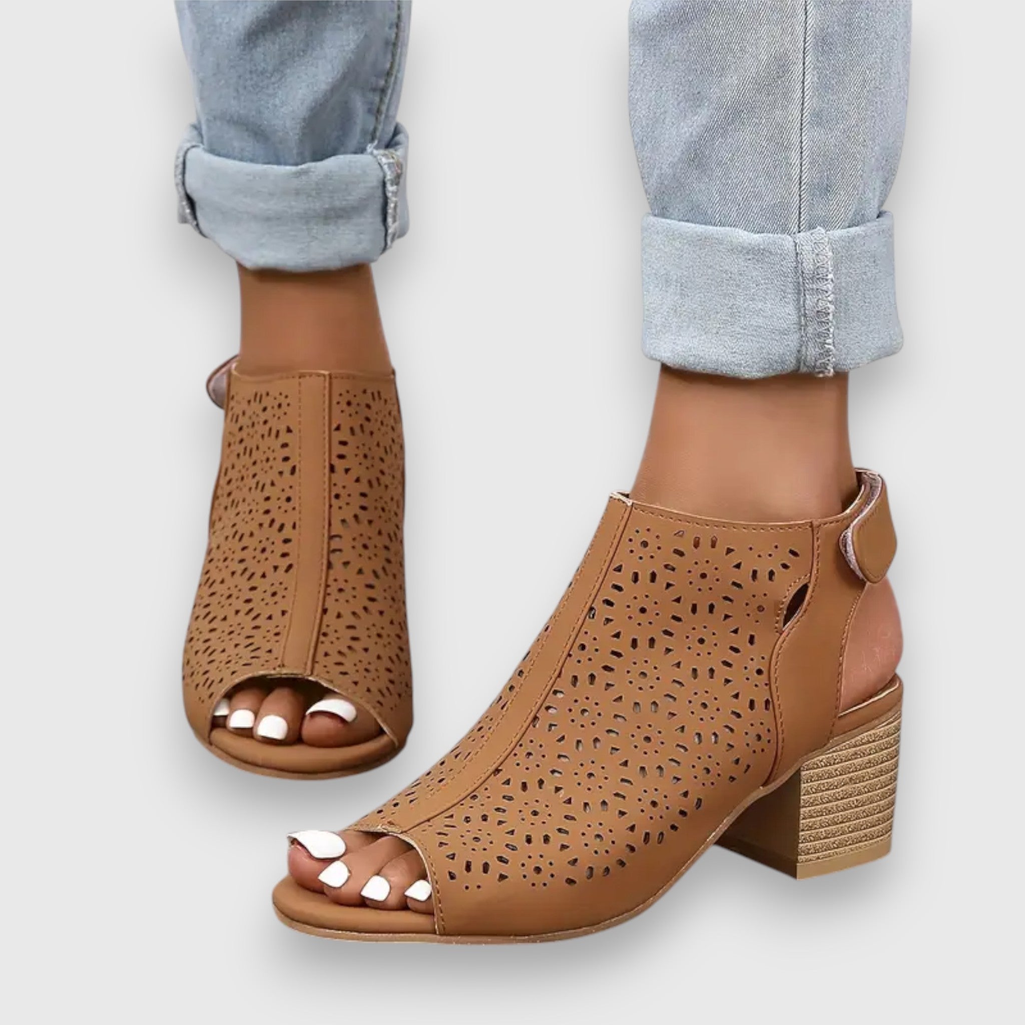 Virelle Sandalen | Eleganter Peep-Toe Look