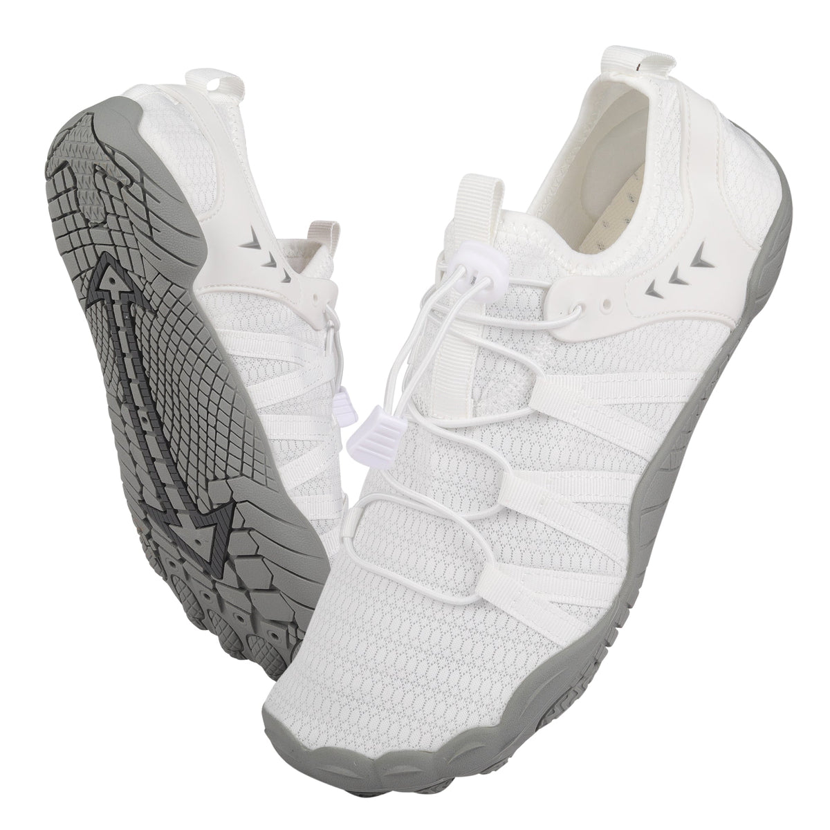 Herren-Barfuß | Minimalistische Cross-Training-Schuhe – Ultra Leicht White Blaze