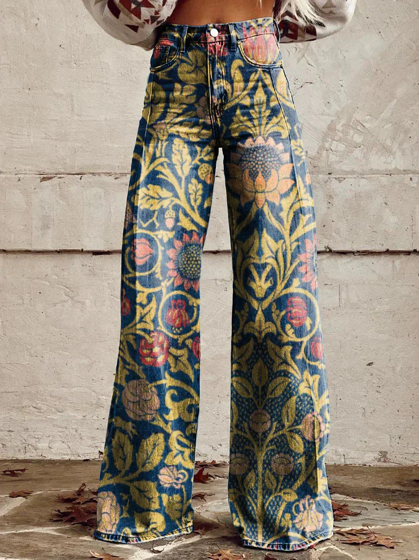 Ashley | Weite Damenhose Aus Denim Für Lässigen Sommerstil