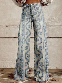 Ashley | Weite Damenhose Aus Denim Für Lässigen Sommerstil