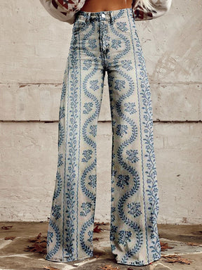 Ashley | Weite Damenhose Aus Denim Für Lässigen Sommerstil