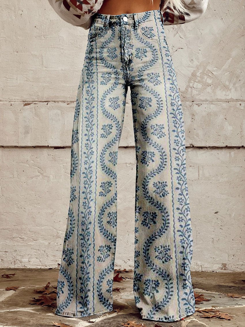 Ashley | Weite Damenhose Aus Denim Für Lässigen Sommerstil